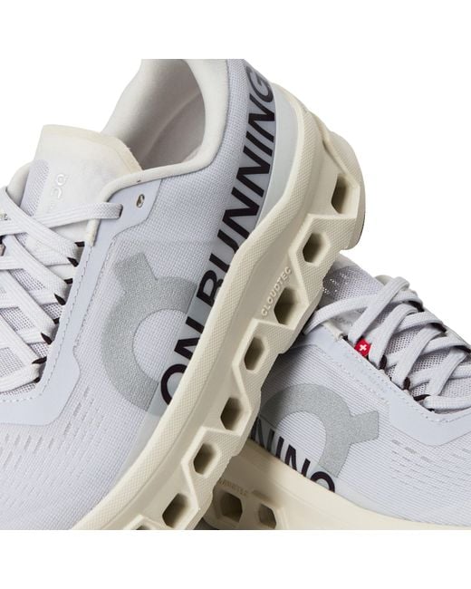On Shoes White Cloudmster Running Shoes