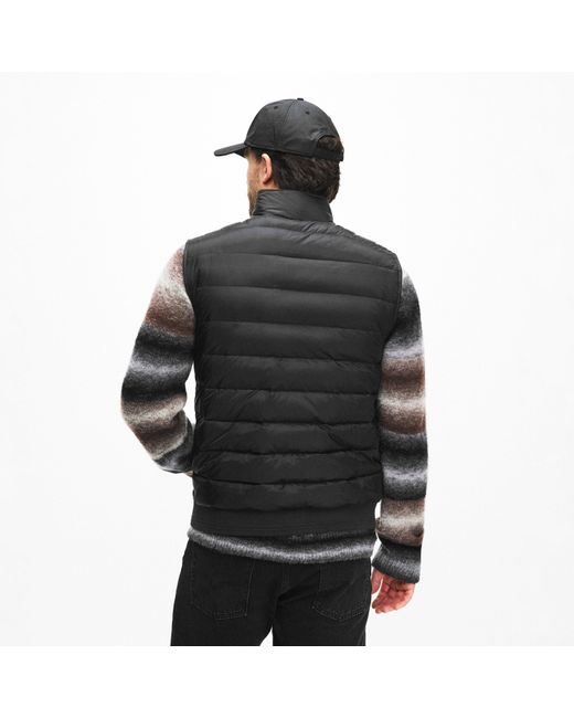 Belstaff Black Circuit Water Resistant Duck Down Sleeveless Gilet for men