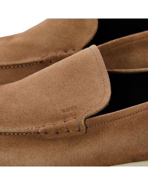 Boss Brown Tennis Shoes for men