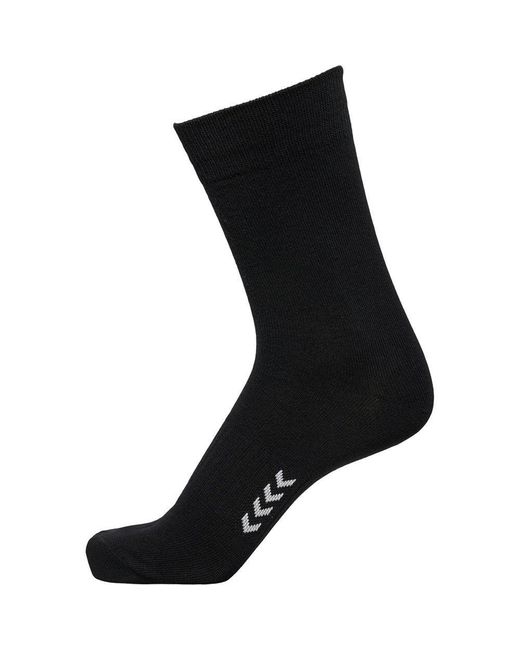 Hummel Black Crew Socks