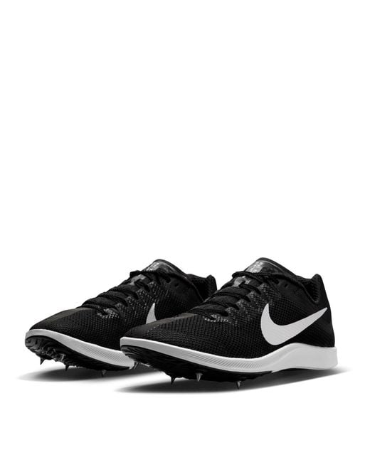 Nike Black Zoom Rival Distance Track Running Spikes for men