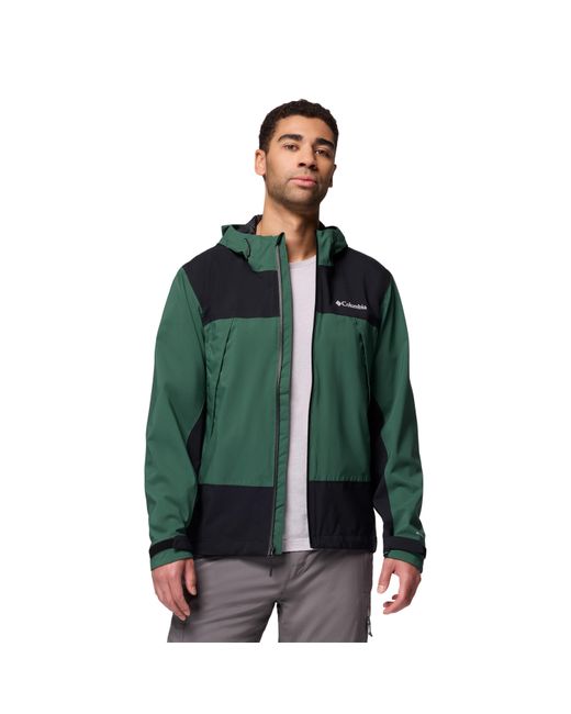 Columbia Green Boulder Falls Waterproof Jacket for men