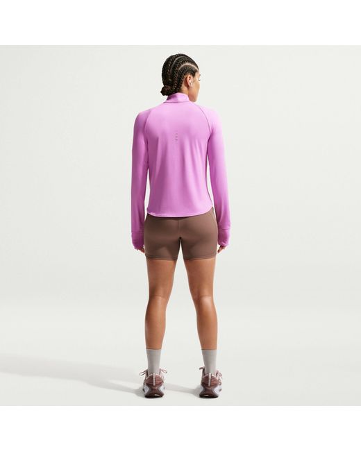 Nike Purple Swift 1/4-Zip Running Top