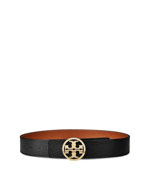 Tory Burch Black Miller Reversible Belt