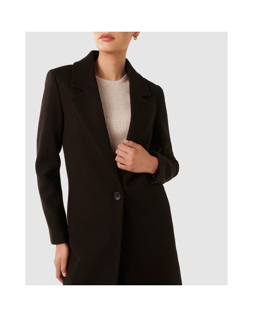 Forever New Black Billie Longline Coatigan