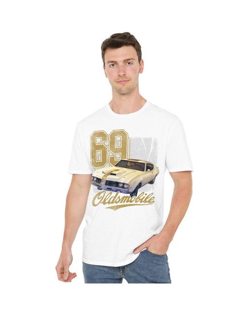 Other White Oldsmobile 442 T Shirt for men