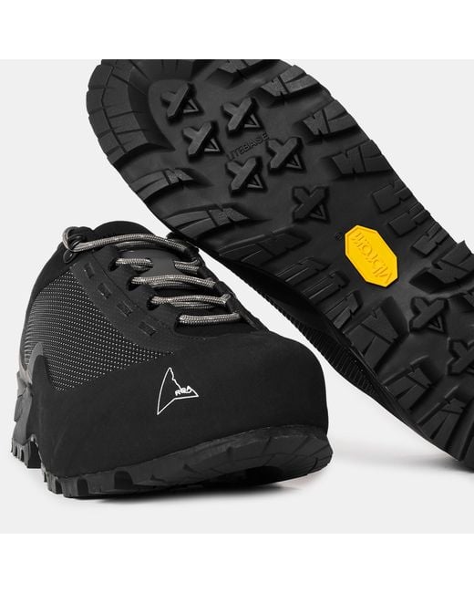 Roa Black Hida Low Chunky Trainers for men
