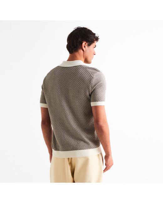 Boss Natural Patterned Short Sleeve Shirt for men
