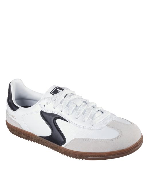Skechers White Hotshot Low-Top Trainers