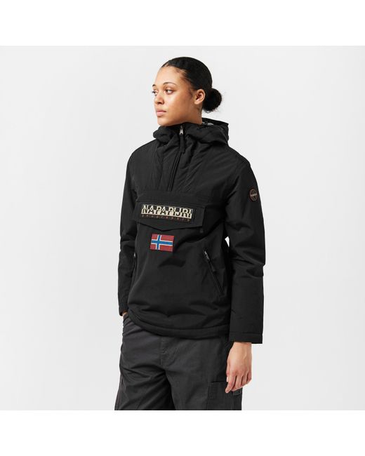 Napapijri Black Rainforest Waterproof Winter Rain Anorak