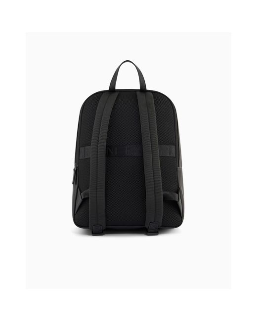 ARMANI EXCHANGE Black Backpack for men