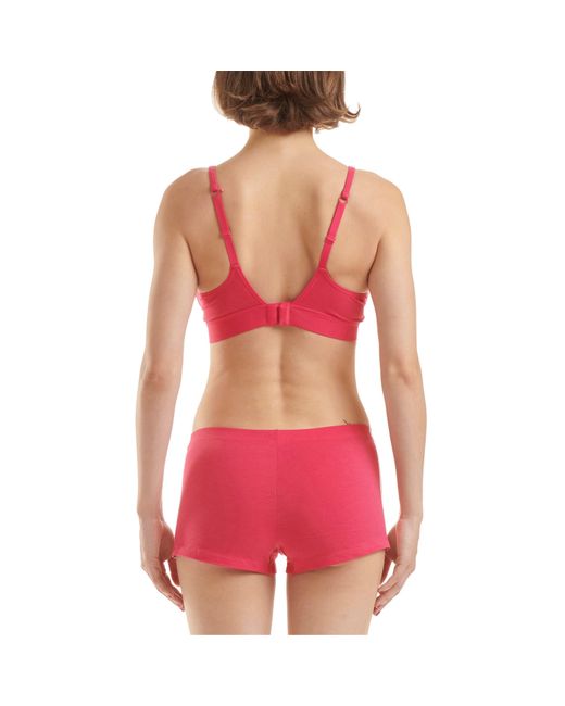 Adidas Originals Red Originals Comfort Flex Cotton Triangle Bra
