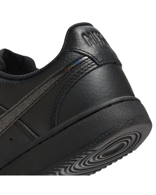 Nike Black Court Vision Low Next Nature Trainers