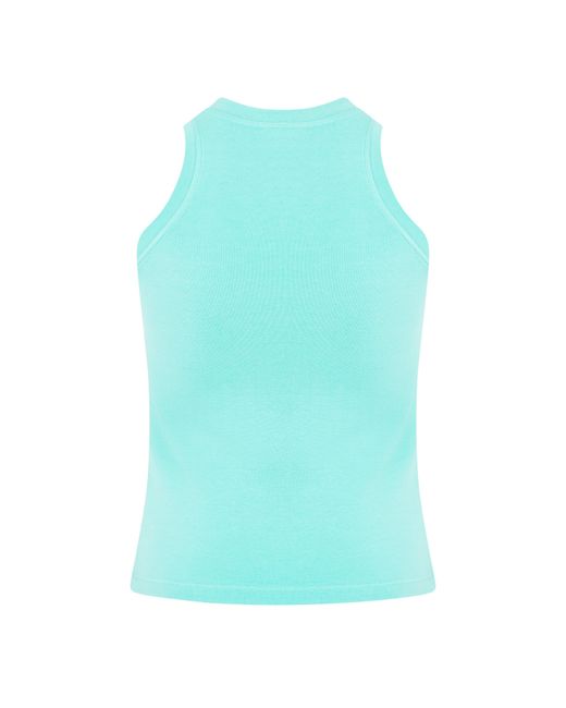 Balmain Blue Retro Pb Tank Top