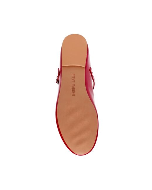 Steve Madden Red Vinetta Ballet Pumps