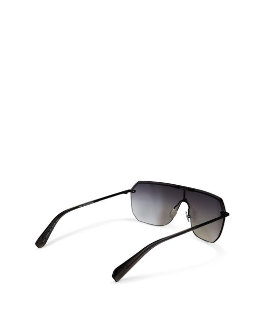 AllSaints Blue Ace Aviator Sunglasses