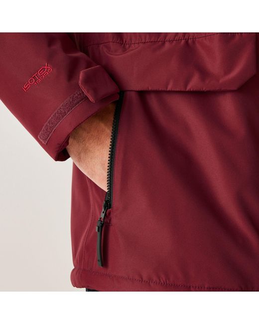 Regatta Red Sterlings Waterproof Insulated Jacket for men