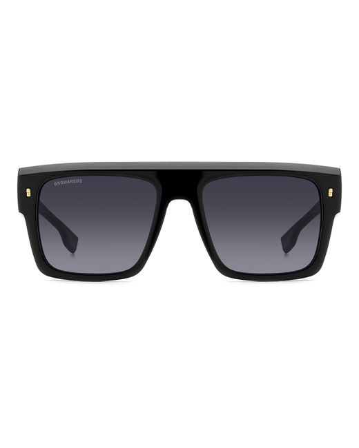DSquared² Black Dsq Sun Rectangular Sn63 for men