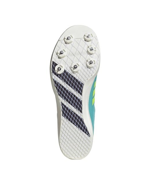 Adidas Blue Adizero Track Running Shoes for men