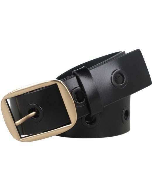 AllSaints Black 38Mm Eyelet Belt
