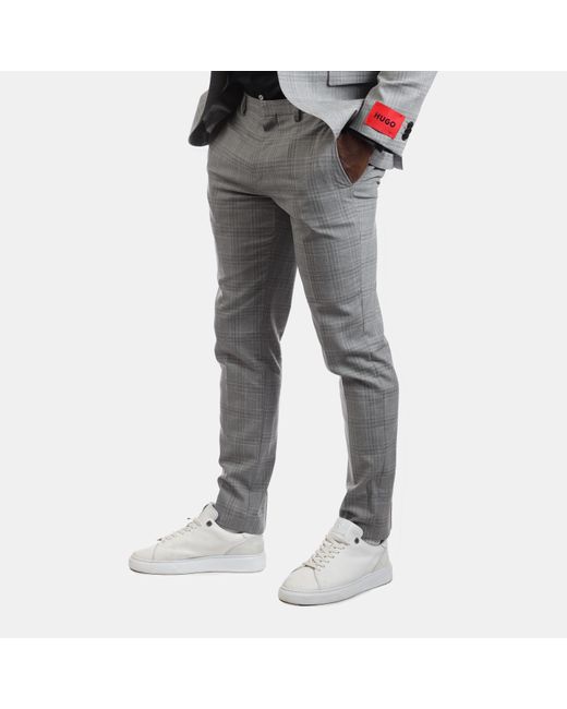 HUGO Gray Arti Hestenx Suit for men