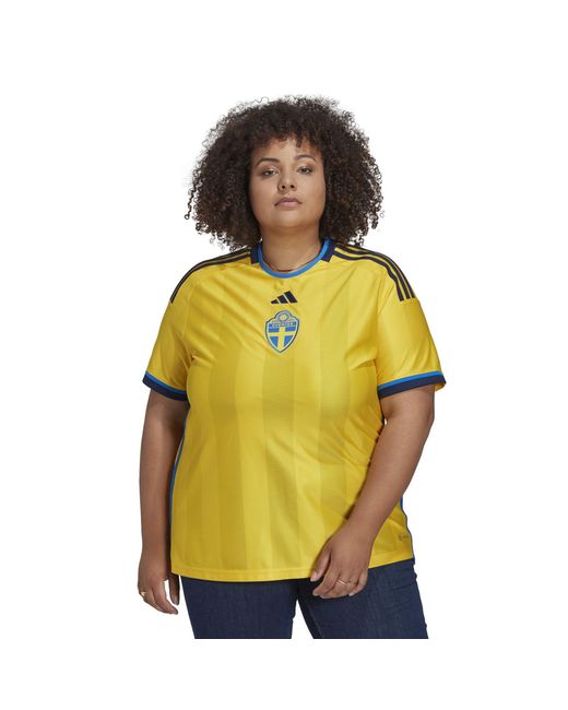Adidas Yellow Sweden Home Shirt 2022