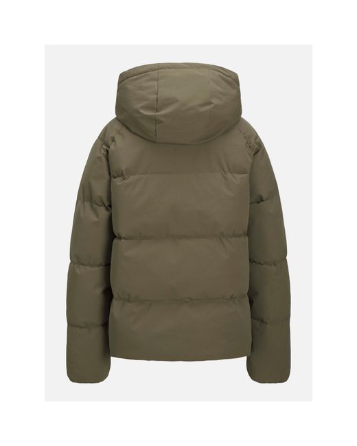JJXX Green Global Short Puffer Jacket