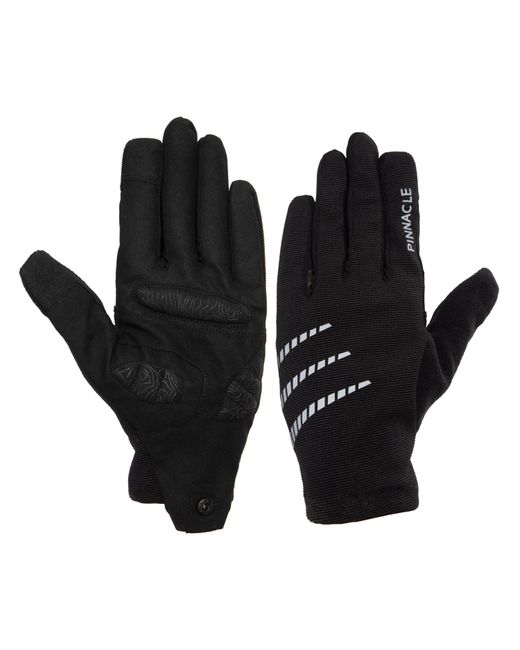 Pinnacle Black Mountain Bike Touchscreen Padded Cycling Gloves for men