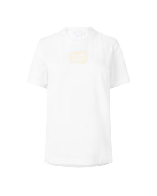 McQueen White Alex Lace Lg T-Shirt Ld63