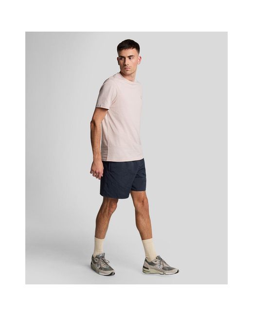 Lyle & Scott Blue Plain Swim Shorts for men