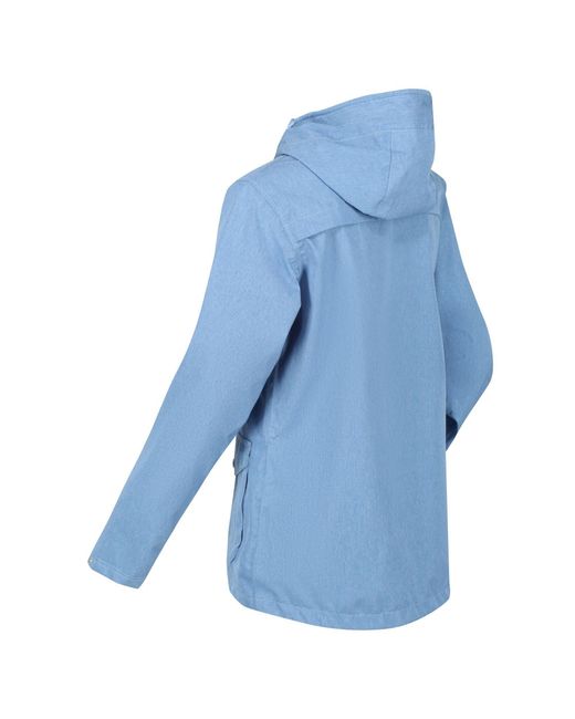 Regatta Blue Bayarma Breathable Long Sleeve Waterproof Jacket