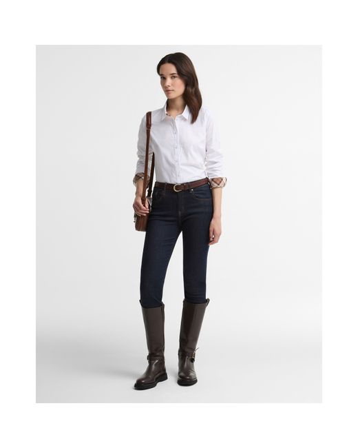 Barbour White Derwent Shirt