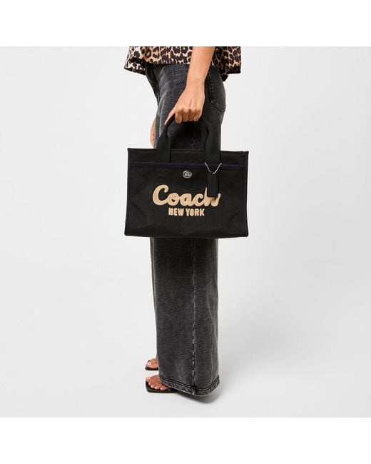 COACH Black Cargo Tote Bag 26