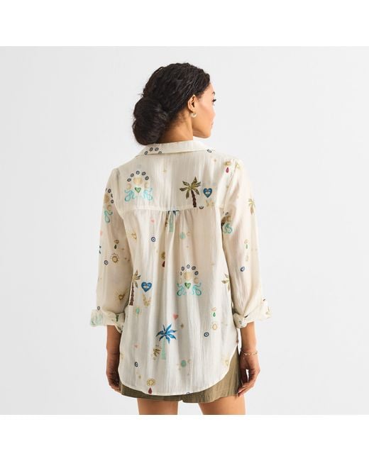 Never Fully Dressed White Charm Miley Shirt