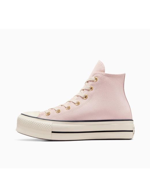 Converse Pink Chuck Taylor All Star Lif High-Top Trainers