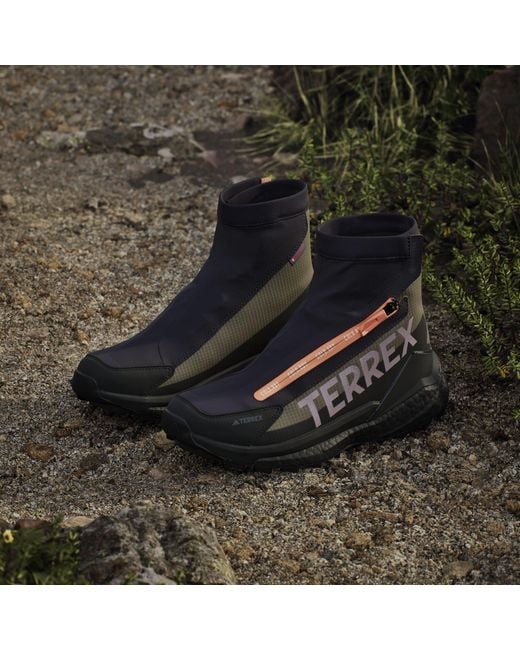 Adidas Blue Terrex Free Hiker Non-Waterproof Hiking Shoes