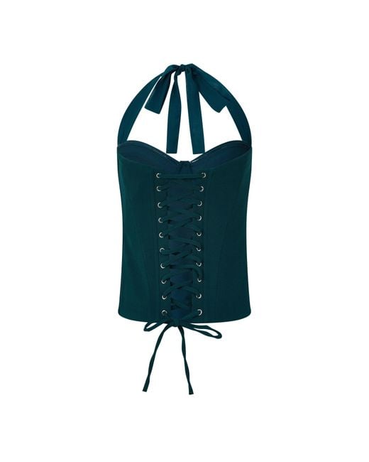 Mars the Label Blue Zadie Corset Top