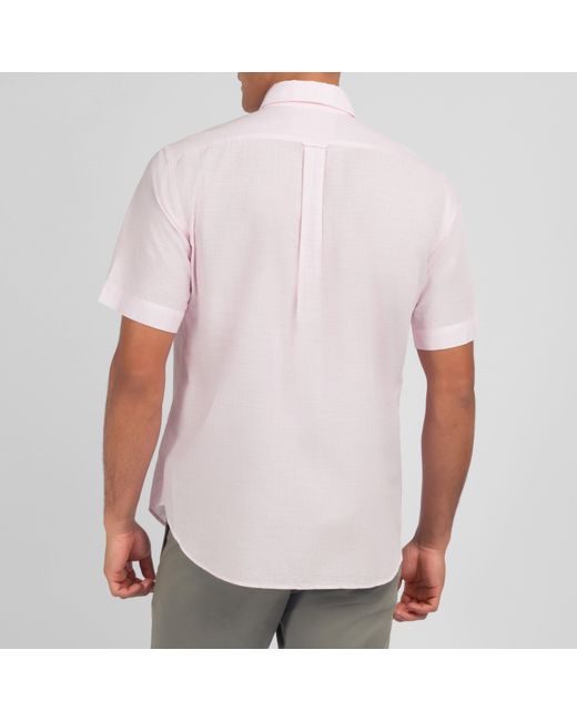 Eden Park Pink Striped Shirt for men