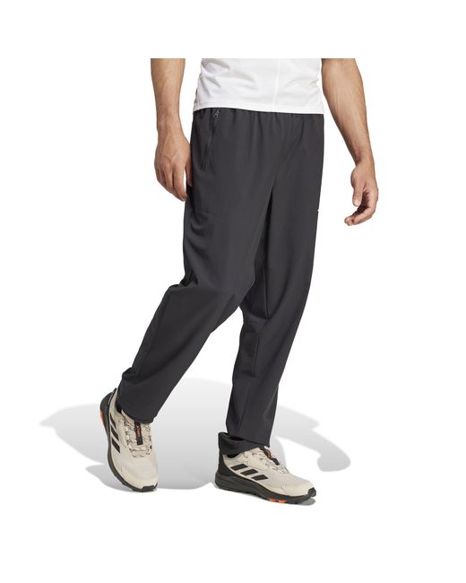 Adidas Gray Multi Essentials Stretch Joggers for men