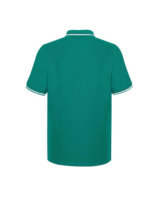 Slazenger 1881 Green Tipped Polo Shirt for men