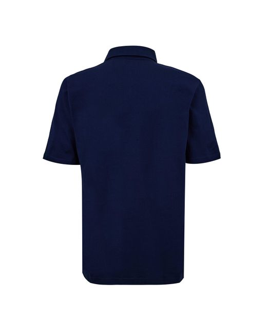 Castore Blue Short Sleeve Polo Shirt for men