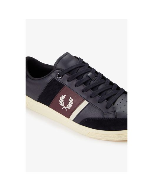 Fred Perry Blue Low-Top Trainers for men