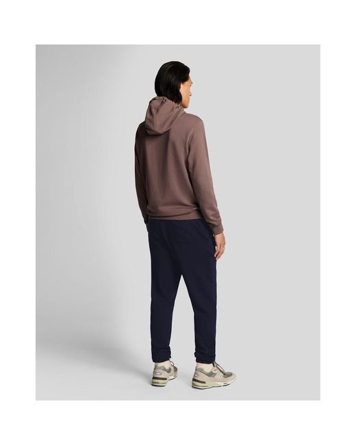 Lyle & Scott Blue Closed Hem Fleece Joggers for men