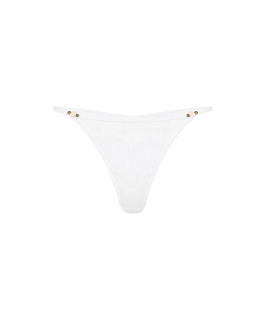 Agent Provocateur White Clarissa Thong