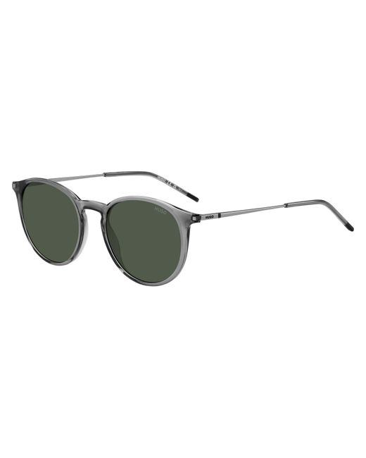 HUGO Green Round Sunglasses for men