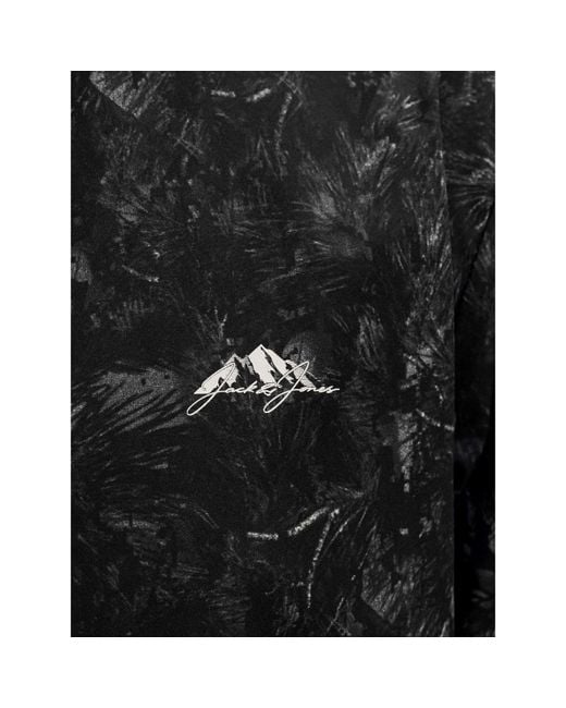 Jack & Jones Black Windbreaker And Shorts Set for men