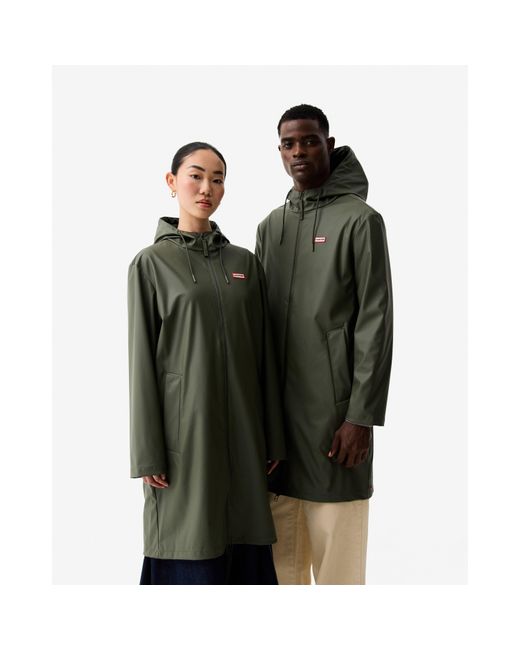 Hunter Green Andrea Waterproof Lightweight Rain Anorak