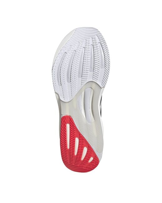 Adidas White Supernova Rise 2 Running Low-Top Trainers