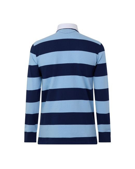 Polo Ralph Lauren Blue Polo Icon Rugby Shrt for men