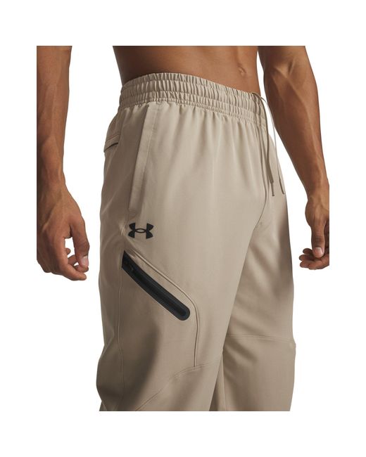 Under Armour Natural Unstoppable Closed Hem Woven Joggers for men